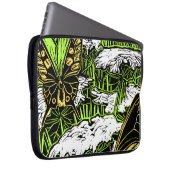 Schmetterlinge und Königin Anne's Lace Laptopschutzhülle (Vorne Rechts)