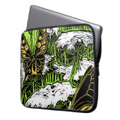 Schmetterlinge und Königin Anne's Lace Laptopschutzhülle (Vorderseite Links)