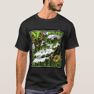Schmetterlinge und Königin Anne's Lace T-Shirt
