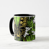 Schmetterlinge und Königin Anne's Lace Tasse (Vorderseite Links)