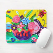 Schmetterlinge und Ladybugs Mousepad (Mit Mouse)
