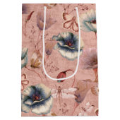 Schmetterlinge und Libellen auf Poppies Mittlere Geschenktüte (Rückseite)