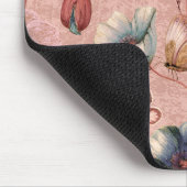 Schmetterlinge und Libellen auf Poppies Mousepad (Ecke)