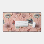 Schmetterlinge und Libellen auf Poppies Schreibtischunterlage (Tastatur & Maus)