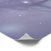 Schmetterlinge und Lila Rose Poster (Ecke)