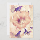 Schmetterlinge und Lilly Einladung (Vorderseite)