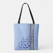 Schmetterlinge und Löwenzahn Tasche (Rückseite)