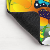 Schmetterlinge und Milchmäuse Mousepad (Ecke)