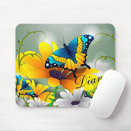 Schmetterlinge und Milchmäuse Mousepad (Mit Mouse)