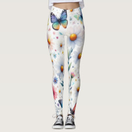 Schmetterlinge und Milchprodukte Leggings