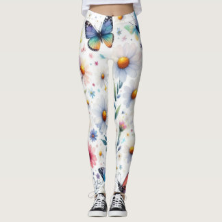 Schmetterlinge und Milchprodukte Leggings