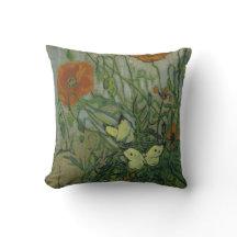 Schmetterlinge und Mohnblumen durch Vincent van