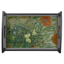 Schmetterlinge und Mohnblumen durch Vincent van