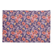 Schmetterlinge und Mohnblumen Kissenbezug (Rückseite)