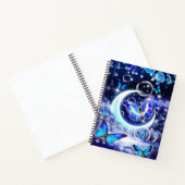 Schmetterlinge und Monde Notizblock (Innenseite)