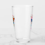 Schmetterlinge und Paint-Spritzer Glas (Links)