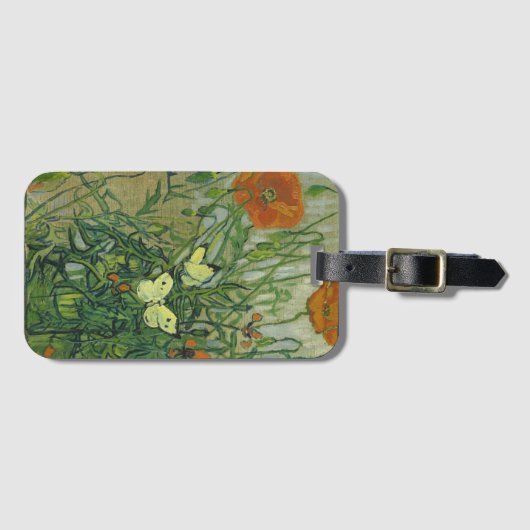Schmetterlinge und Pfeffer | Vincent van Gogh Gepäckanhänger (Vorderseite (Horizontal))