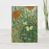 Schmetterlinge und Pfeffer | Vincent van Gogh Karte (Vorderseite)