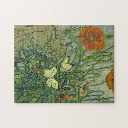 Schmetterlinge und Pfeffer | Vincent van Gogh Puzzle (Horizontal)