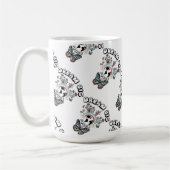 Schmetterlinge und Pilze Träumen Große positive In Kaffeetasse (Links)