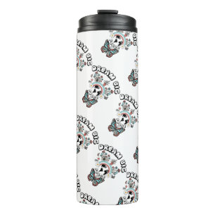 Schmetterlinge und Pilze Träumen Große positive In Thermosbecher