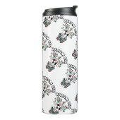 Schmetterlinge und Pilze Träumen Große positive In Thermosbecher (Nach links gedreht)