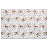 Schmetterlinge und Polka-Punkte Stoff (Yard (91,4 cm))