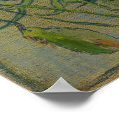 Schmetterlinge und Poppies von Vincent van Gogh Poster (Ecke)