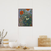 Schmetterlinge und Poppies von Vincent van Gogh Poster (Küche)