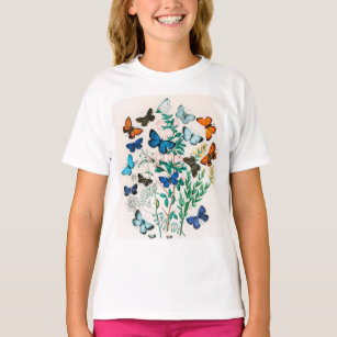 Schmetterlinge und Raupen T-Shirt