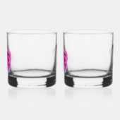 Schmetterlinge und Rose Brille Whiskyglas (Rechts)