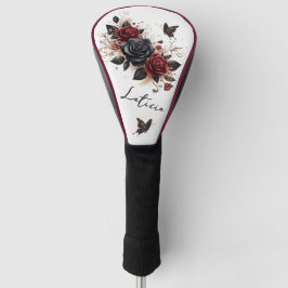 Schmetterlinge und Rose Golf Headcover