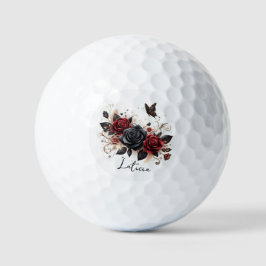 Schmetterlinge und Rose Golfball