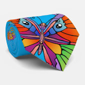 Schmetterlinge und Schmetterlinge Krawatte (Gerollt)