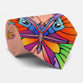 Schmetterlinge und Schmetterlinge Krawatte (Gerollt)