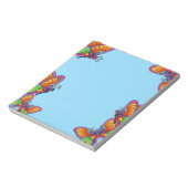 Schmetterlinge und Schmetterlinge Notizblock (Rotiert)