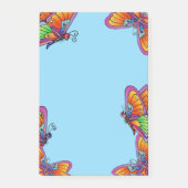 Schmetterlinge und Schmetterlinge Post-it Klebezettel (Vorderseite)