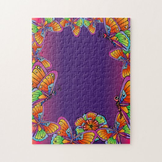 Schmetterlinge und Schmetterlinge Puzzle (Vertikal)