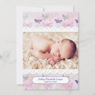 Schmetterlinge und Spitzen, Ankündigung von Baby-F