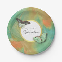 Schmetterlinge und Südwestfarben Quinceanera