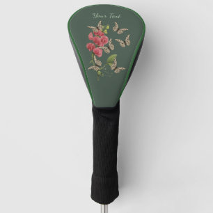 Schmetterlinge und süße Erbsen-Blume Golf Headcover