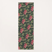 Schmetterlinge und süße Erbsen-Blume grün Yogamatte (Vorderseite)