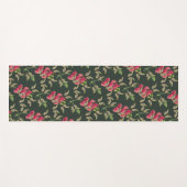 Schmetterlinge und süße Erbsen-Blume grün Yogamatte (Vorderseite (Horizontal))