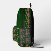 Schmetterlinge und süße Erbsen-Blume Personalisier Bedruckter Rucksack (Rechts)