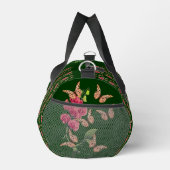 Schmetterlinge und süße Erbsen-Blume Personalisier Duffle Bag (Rechts)