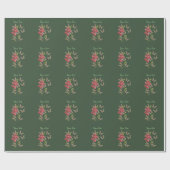 Schmetterlinge und süße Erbsen-Blume Personalisier Geschenkpapier (Flach)