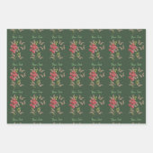 Schmetterlinge und süße Erbsen-Blume Personalisier Geschenkpapier Set (Vorderseite)