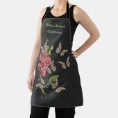 Schmetterlinge und süße Erbsen-Blume Personalisier Schürze (InSitu)