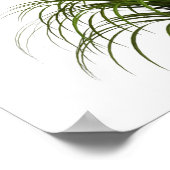 Schmetterlinge und Tiger Lilien Poster (Ecke)