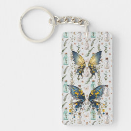 Schmetterlinge und Tränke Schlüsselanhänger